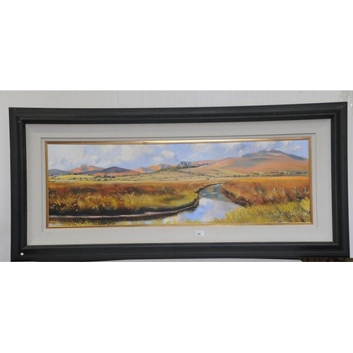 254 - Framed oil Painting on Board 