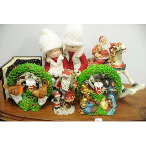 272 - Selection of six Christmas Ornaments