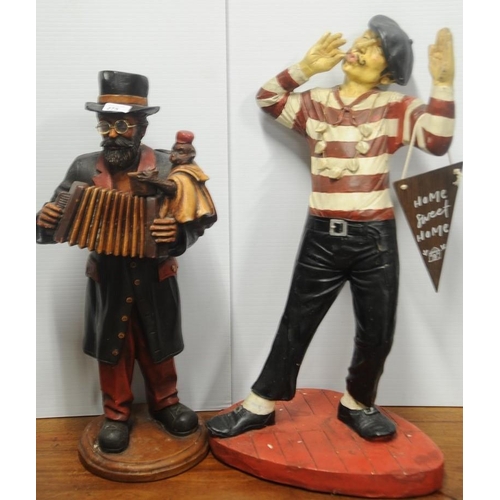 275 - Accordion Player with Monkey and French Gentleman (27