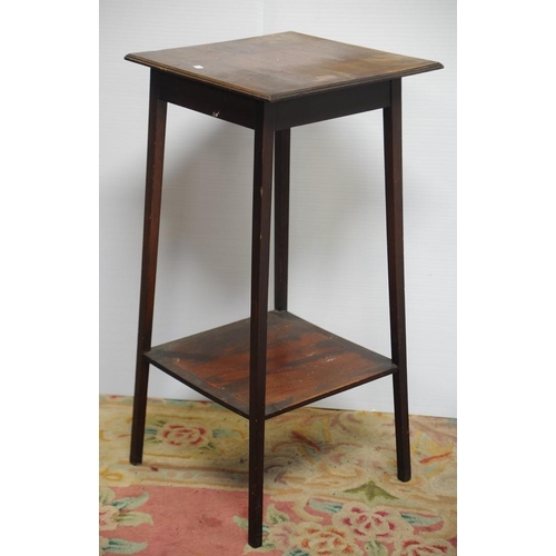 40 - Edwardian inlaid two tier Side Table