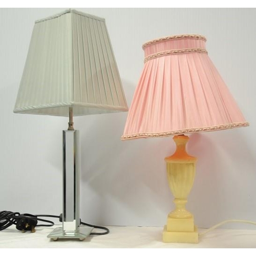 56 - Two Table Lamps and Shades