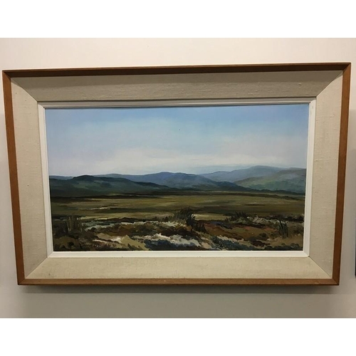 305 - Framed Oil on Canvas painting signed  Gretta O'Brien '75, Nad Bog, Landscape. (32