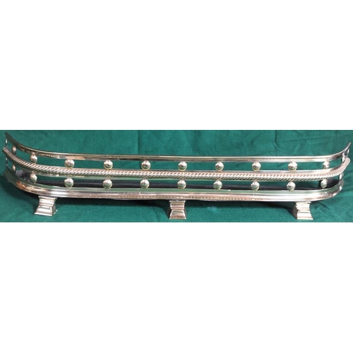 113 - Georgian Brass Fender (40ins x 8ins)