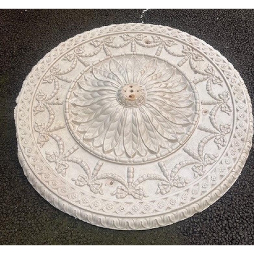 251 - Large Plaster Cast Ceiling Rose (41ins Diameter)