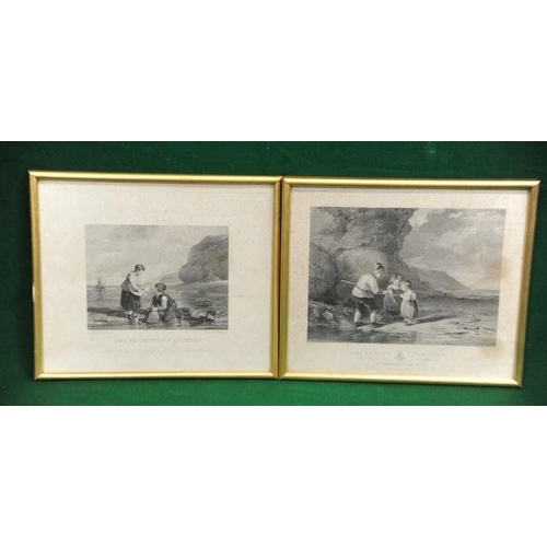 95 - Pair of gilt framed Engravings 