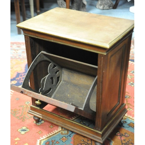 32 - Mahogany brass mounted Coal Box.
19