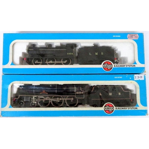 107 - AIRFIX 00 gauge LMS Steam Locos comprising: 54120-0 4-6-0 Loco and Tender “Royal Scots Fusilier” No.... 