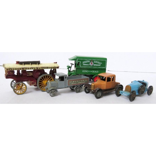 112 - MATCHBOX / LESNEY / YESTERYEARS. A group of Vehicles comprising: No. 9 Fowler Showman’s Engine, Y6 A... 
