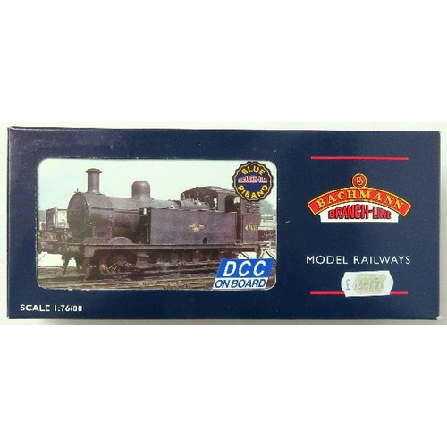 123 - BACHMANN 00 gauge 32-225DC DCC on board 3F Fowler 0-6-0 Jinty No. 47629 BR black late crest with pap... 