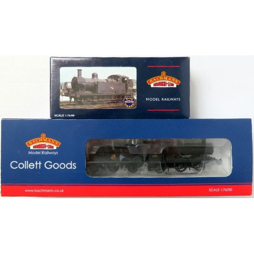 124 - BACHMANN 00 gauge Steam Locos comprising: 32-306 Collett Goods 0-6-0 Loco and Tender No. 2253 BR bla... 