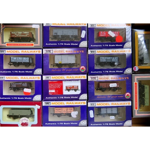 135 - DAPOL 00 gauge comprising: 14 x assorted Goods Wagons various types to include 7-Plank, High Steel G... 