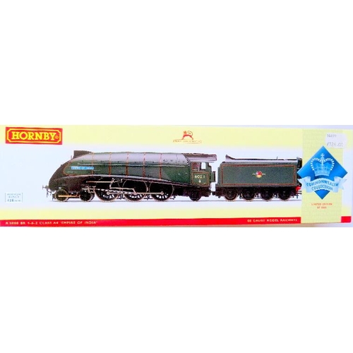 14 - HORNBY (China) 00 gauge R3008 (Part of the Commonwealth Collection) A4 Class 4-6-2 “Empire of India”... 