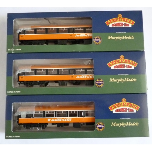 179 - BACHMANN 00 gauge (Murphy Models) Mark 2A T.S.O Open 2 rail I.R. Coaches. MM0141, MM4108, MM4110. Ex... 