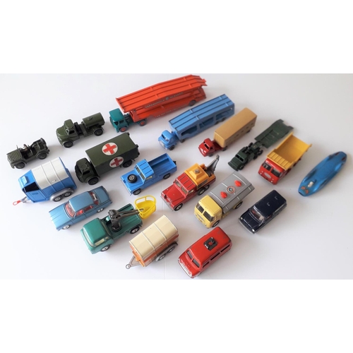 182 - DINKY/CORGI/MATCHBOX. Various models to include Dinky Military, Matchbox Major Packs, early Corgi pl... 