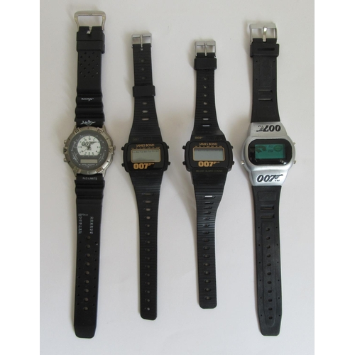 241 - JAMES BOND Watches group loose to include digital and quartz examples. Good to Excellent (untested).... 