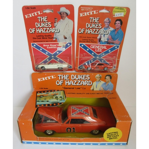 253 - ERTL 1/24TH “The Dukes of Hazard” Dodge Charger ‘General Lee’. Mint in a Good Plus Box, plus 1:64th ... 