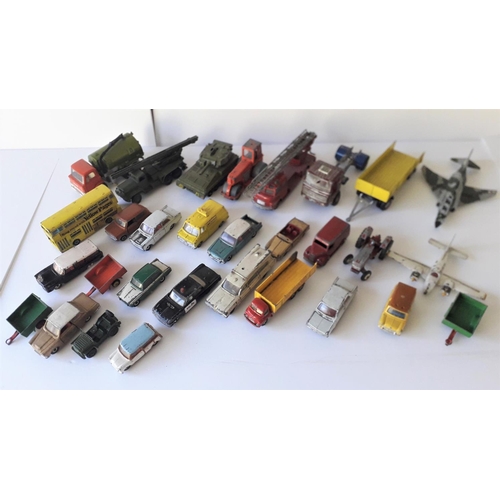 261 - DINKY TOYS cars, lorries, etc for spares or repairs, Poor. (30).