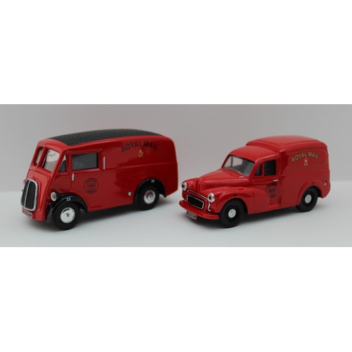 266 - CORGI PRE-PRODUCTION PROTOTYPES Morris Minor & Morris J Van’s in Royal Mail livery. Both Models have... 