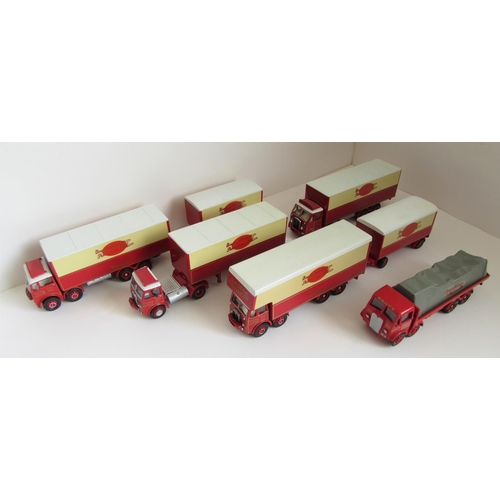 269 - CORGI code 3 models in “Bouts Fillotson Transport Ltd” livery. Excellent, unboxed, damage to one mod... 