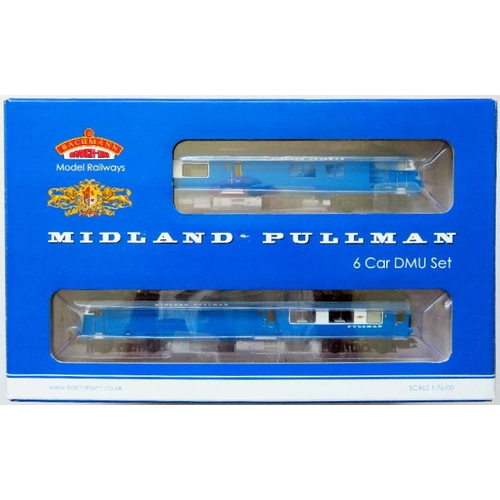 36 - BACHMANN 00 gauge 31-255DC DCC on Board “Midland Pullman 6-Car Unit”, Nanking blue, appears unused. ... 