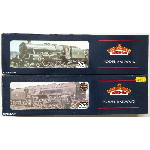 47 - BACHMANN 00 gauge Locos and Tenders comprising: 31-816 Jubilee Class 4-6-0 “Baroda” Loco and riveted... 
