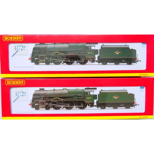 9 - HORNBY (China) 00 gauge BR line green 4-6-0 Royal Scot Class Locos and Tenders comprising: R3018 “Sc... 