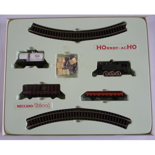97 - HORNBY-ACHO (Meccano-Hornby) 6137 Goods Train set with 0-6-0 Steam Loco. Excellent to Mint in a Good... 
