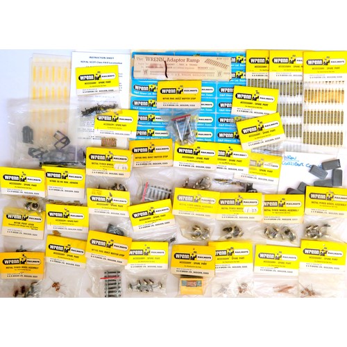 125 - WRENN Accessory and Spare Parts comprising: 35 approx.  x  Packs to include Wheels, Motor Spares, Pu... 