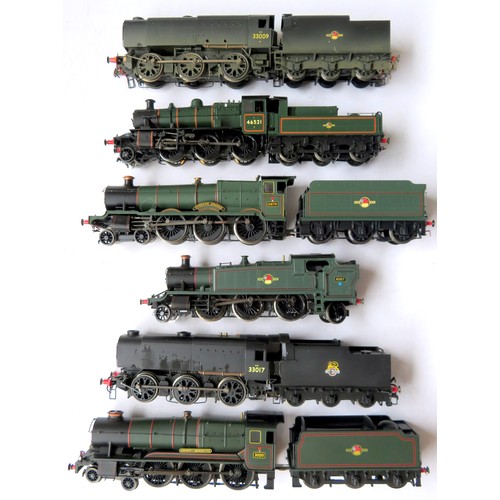 153 - HORNBY / MAINLINE 00 gauge BR Steam Locos comprising: Hornby 0-6-0 Loco and Tender No. 33009 black l... 