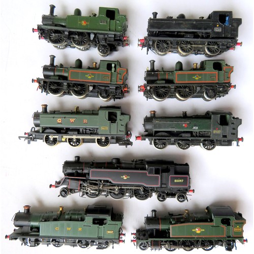 157 - BACHMANN / K’s KITBUILT / AIRFIX / MAINLINE / LIMA etc. 00 gauge Steam Locos comprising: Kit-built 0... 