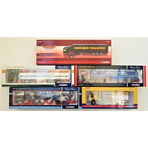 199 - CORGI 1:50th MODERN TRUCKS to include 75806 W.H.Malcolm Ltd, 76601 H.E.Payne, CC12201 Andrew Wishart... 