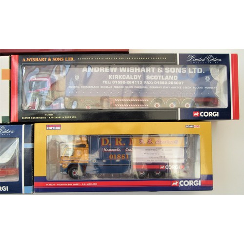 199 - CORGI 1:50th MODERN TRUCKS to include 75806 W.H.Malcolm Ltd, 76601 H.E.Payne, CC12201 Andrew Wishart... 