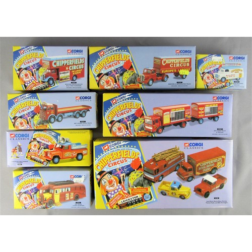 211 - CORGI CHIPPERFIELDS Circus to include 31703, 97889, 97303, 97957, 07202, 97092, 97022, 96905. Mint i... 