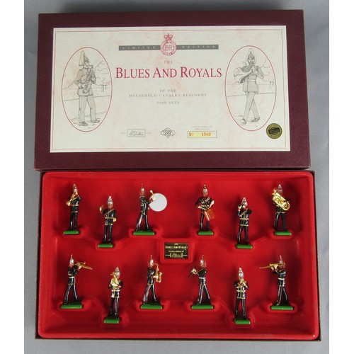 244 - BRITAINS SOLIDERS 5293 The Blues And Royals 12 Piece Band Set. Mint in an Excellent to Mint Box.