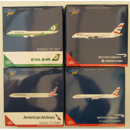 6 - GEMINI JETS 1:400TH scale Aircraft to include Airbus A380 “British Airways”, Boeing 777-200er “Briti... 
