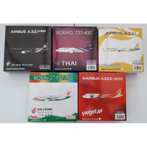 38 - Limited Edition 1:400th scale Aircraft to include Boeing 737-700 “Air China”, Airbus A321neo “Air Ne... 