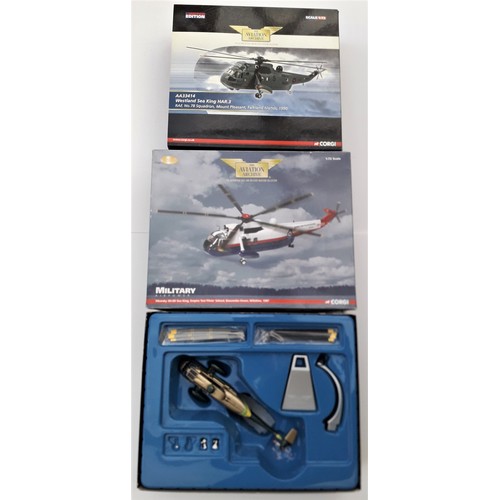 291 - CORGI AVIATION ARCHIVE 1:72 scale to include Sikorsky SH-3d Sea King, Westland Sea King HAR3 and Sik... 