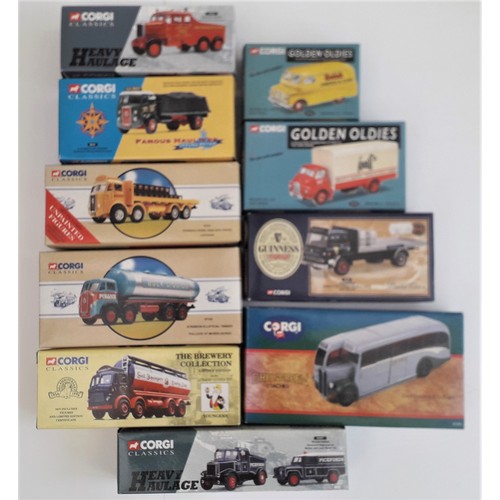 70 - CORGI CLASSICS to include Heavy Haulage, Golden Oldies, Brewery Collection/Guinness and others. Mint... 