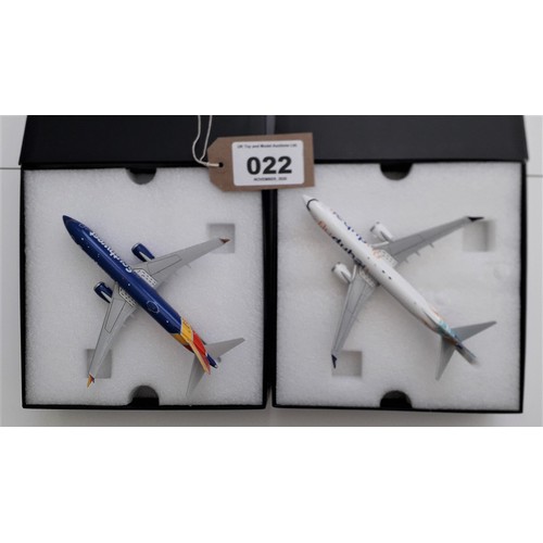 22 - GEMINI ‘200’ AIRCRAFT.1:200TH scale. Boeing 737 Max 8 “Fly Dubai” and Boeing 737 Max 8 “Southwest”. ... 
