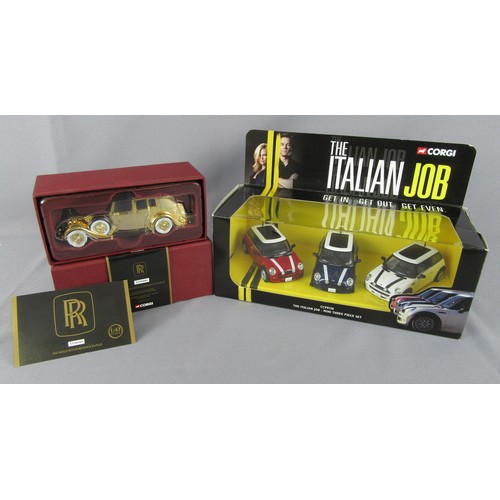 35 - CORGI TOYS CC99138 The Italian Job – 3 Piece Mini Cooper S Set, Mint in an Excellent Plus box, plus ... 