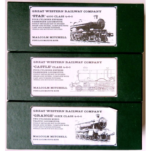 107 - MALCOLM MITCHELL 4mm Loco Kits comprising: GWR Star 4000 Class 4-6-0 Four Cylinder Express Passenger... 