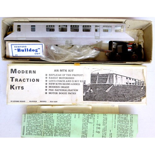 116 - MTR (Modern Traction Kits) 4mm scale Model Kit for MU47 Railcar (series 19-32) Ex GWR or MU49 Parcel... 