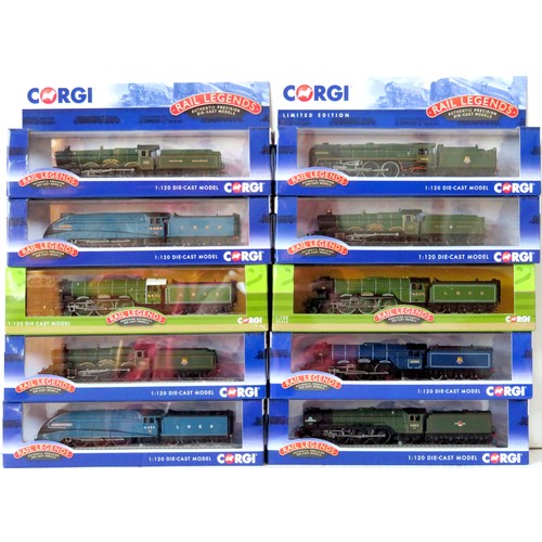 188 - CORGI  1/120 scale Precision Authentic Diecast “Rail Legends” Models comprising: ST97801 Nunney Cast... 