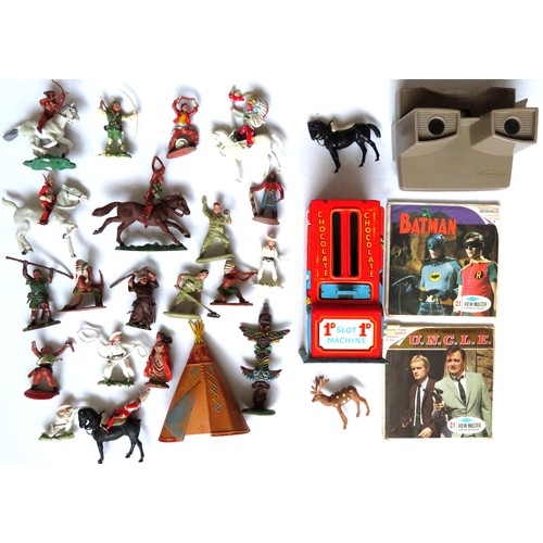 194 - MIXED LOT to include: View-Master Stereo Picture Photo Viewer with 6 x Viewing Discs  ( 3 x Batman a... 