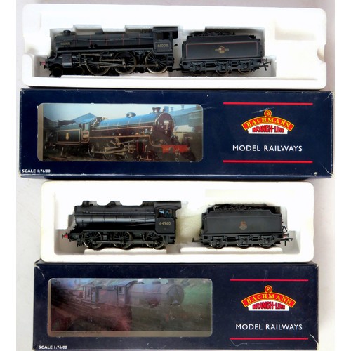 86 - BACHMANN 00 gauge BR (DCC Fitted) Steam Locos comprising: 31-709 Thompson B1 4-6-0 “Kudo” Loco and T... 