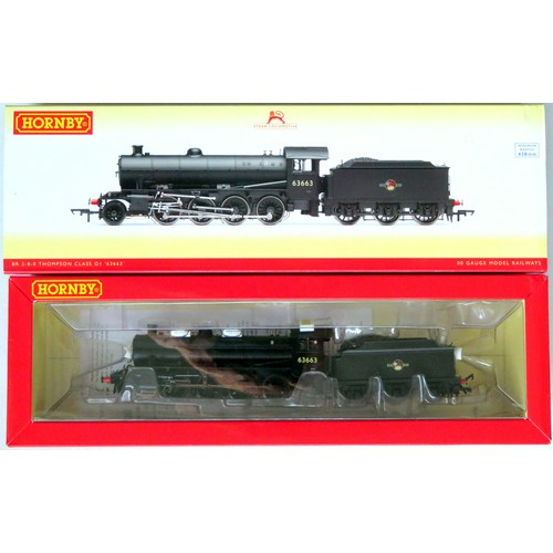 91 - HORNBY (China) 00 gauge (DCC Sound Fitted) R3227 Thompson Class O1 2-8-0 Loco and Tender No. 63663 B... 