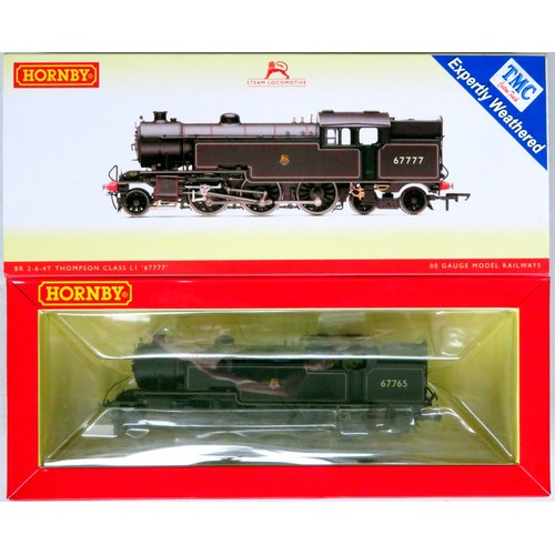 96 - HORNBY (China) 00 gauge R3190 (DCC Sound Fitted) TMC customised 2-6-4 Tank Loco, now No. 67765 BR li... 