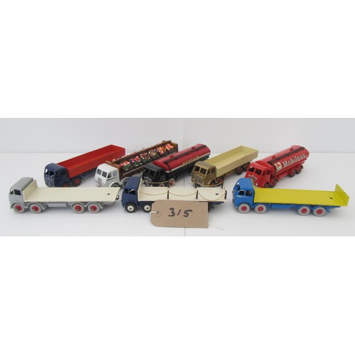 315 - DINKY SUPER TOYS Foden Trucks 1st and 2nd type cabs to include Tankers, Lorries and Open Trucks (Cod... 