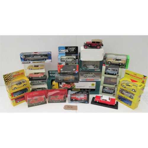 325 - MIXED DIE-CAST to include Solido, Oxford Diecast and MAISTO SUPERCAR COLLECTION Mint in Excellent Bo... 