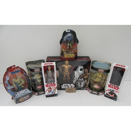 343 - STAR WARS Models and Figures etc. Excellent to Mint, mixed quantity.